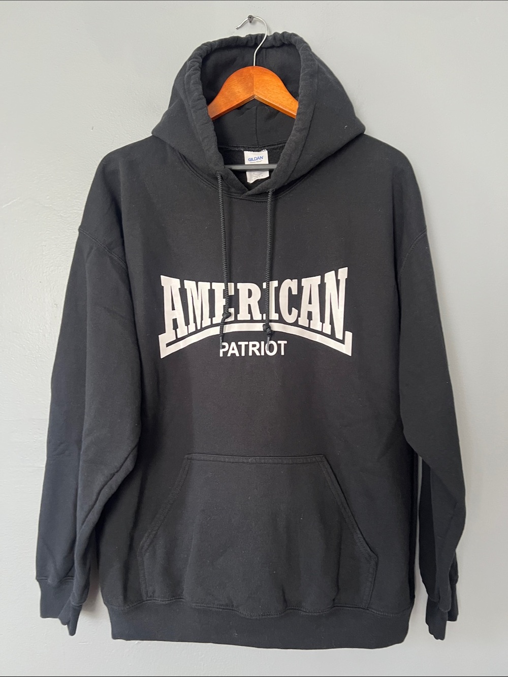 American Patriot Black Pullover Hoodie